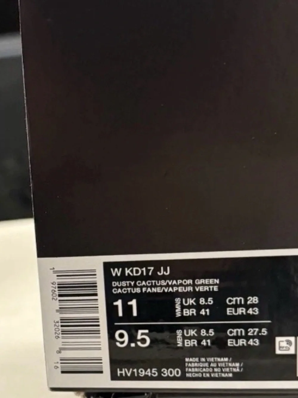 Nike Jonquel Jones x KD 17 Bahamas Women’s size 11 Basketball Shoes NEW!